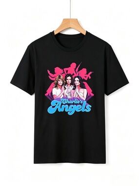 Charlies Angels 70s Style Womens Mens T-shirt Unisex